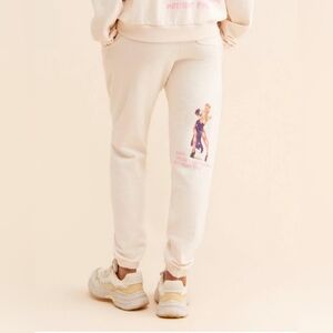 Boys Lie Free People Sweatpants No smoke without fire off white color size XS